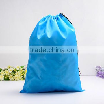 nylon fabric shopping bags,drawstring bag ,without printing ,customized is welcome ,rope closure style