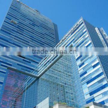 Commercial building glass curtains