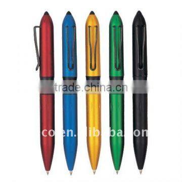 2 in 1 high quality metal ballpoint pen with PDA