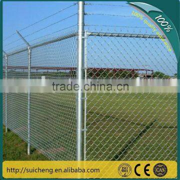 chain link wire fence/chain wire fencing/chain link wire mesh fence (Guangzhou)