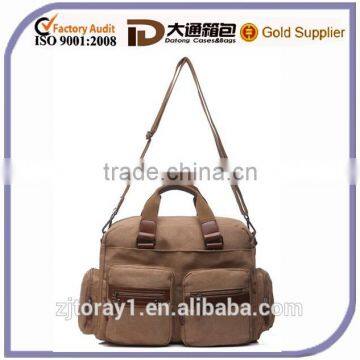 Stylish Pattern Shoulder Bag Men Canvas Shoulder Bag
