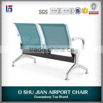 Durable Waiting Area Silver Steel 2 Seater Airport Chair photo-4