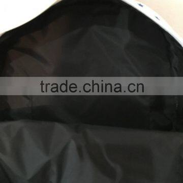 1# Cute Embroidery Tarpaulin Backpack With Cartoon Figure for Students