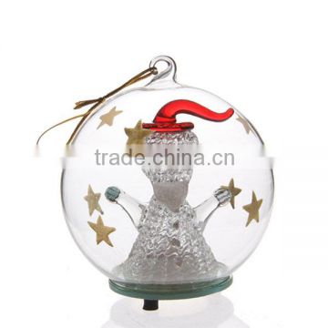 wholesale clear glass christmas ball ornaments