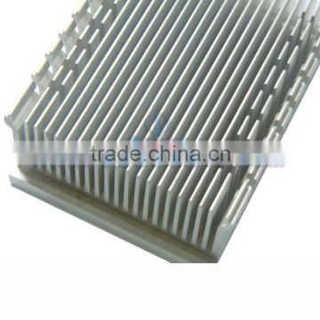 aluminum fin heat sink profile with CNC machining and anodizing