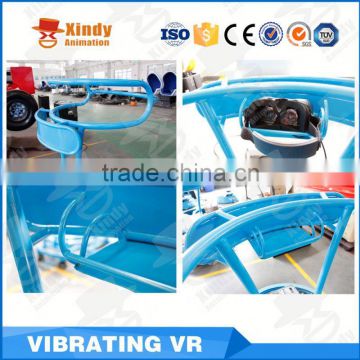 Hottest Vibrating standing VR 9D VR Roller Coaster 9D Cinema