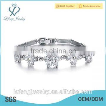 Manufacture jewelry high qulity handmade bracelet platinum plated bracelet