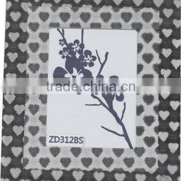 Arcylic 3D frame with heart pattern ZD312