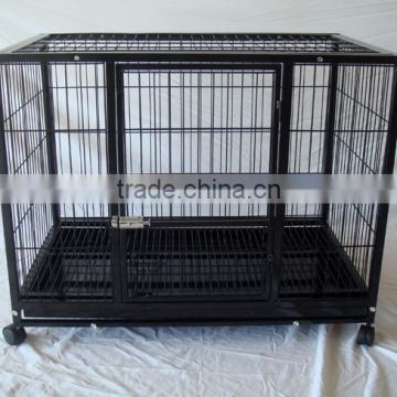 Heavy Duty Wire Pet Cage with Wheels