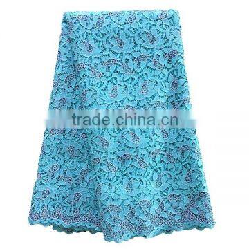 Dubai Fabric Lace New Design Swiss Guipure Lace Latest Fashion Cord Lace Fabric
