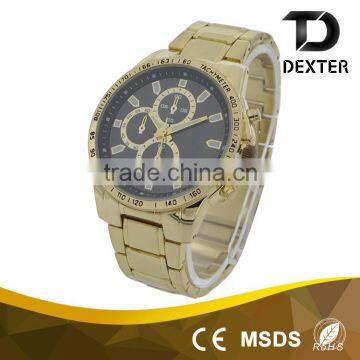 Top quality cheap price 21MM Wide alloy strap mens quartz watch