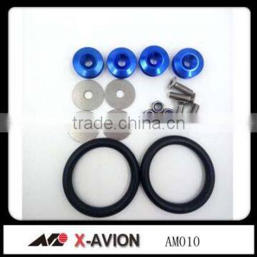 Blue Color Aluminum Car Bumper Fender Quick Release Fasteners