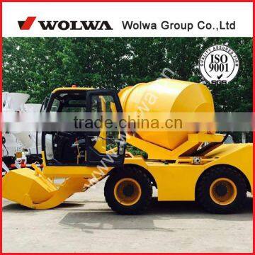 self loading cement mixer truck with 3 cubic meters mixing volume