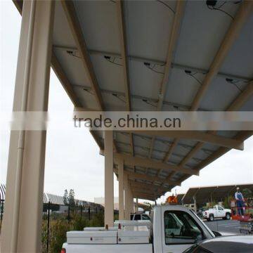 Waterproof Carport Solar pv Modules Car Mounting Bracket Solar pv Modules Beam