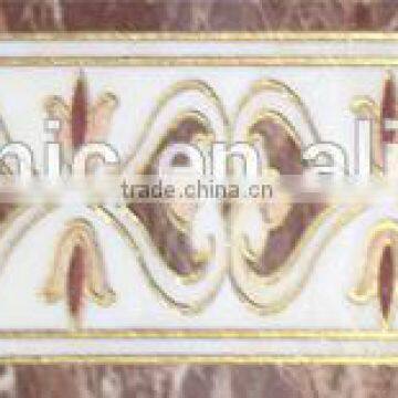 Hotel hall lobby polished crystal tiles porcelain border tiles lanka tiles