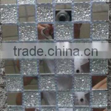 High quality cheapest silver mirror glass mosaic tile