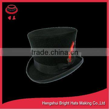 handmade wool felt top hat