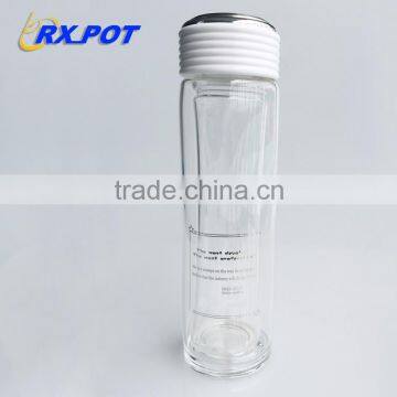 Fashionable Double-wall Heat-resistant Glass Tea Cup photo-3