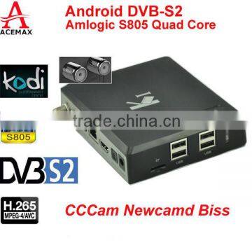 Acemax K1 quad core android 4.4 hybrid set-top box DVB S2 satellite receiver software download