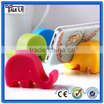 Hot selling cheapest Universal Mobile Phone Holder/Mini Elephant Cellphpne Stand/silicone smartphone stand