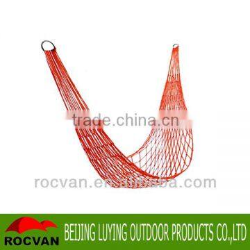 single person nylon rope hammock