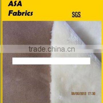 plush bonded suede fabric