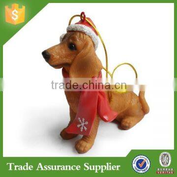 Professional Dog Supplier Polyresin Dachsund Christmas Ornament photo-5