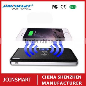 QI standard wireless universal power bank charger / wireless charging transmitter with 10000mah capacity