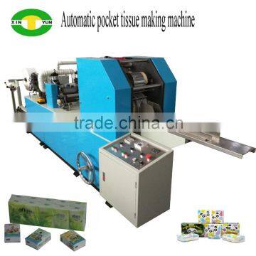 Gold supplier pocket tissue folding machinery