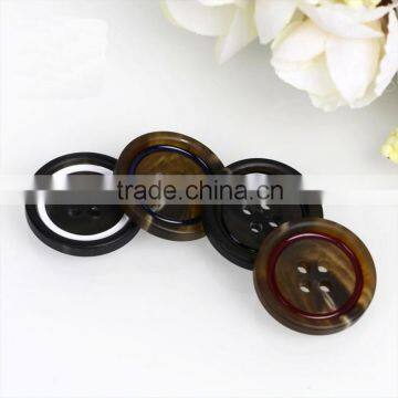 Wholesale fashion imitation horn button,siut buttons,resin button