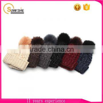 high quality knitted hat winter hat and cap knitted hat wholesale