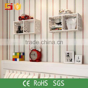 Cheap Sets 3 Wood Bookcase Wall Shelf Unit Shelf Cabinet