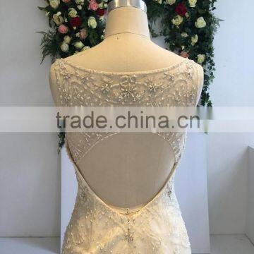 OEM ODM Customized New Hand Work Design Wedding Dress photo-2