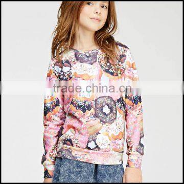 Polyester girl cheap long sleeve printing software with high quality accept OEM service