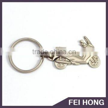 China Professional Factory motorbike 3D embossed zinc alloy keychain