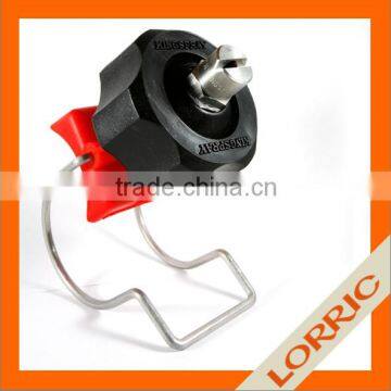 For coating machine - flat fan spray nozzle with pipe cleaning clamp nozzle