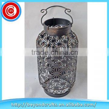 High Quality Wrought Iron Garden Hanging Lantern