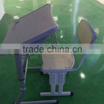 Folding School Desk Adjustable School Desk and Chair Modern School Furniture HXZY049 photo-6