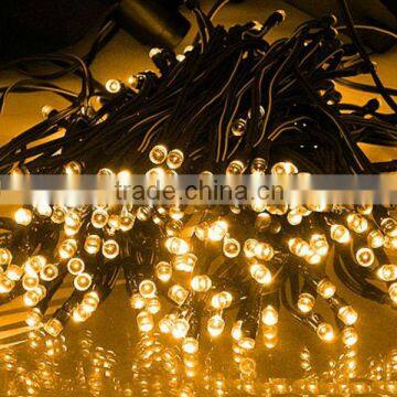 Outdoor 100 leds christmas party light Waterproof solar pannel 2V 450mAh led solar string lamp