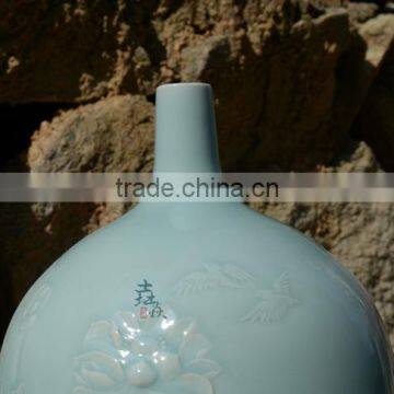 Longquan Celadon Hand -Bearing Play Bottle Gifts photo-2