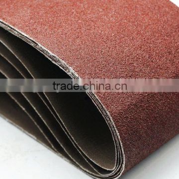 hard blue diamond alumina abrasive sanding belts for polishing metal