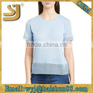 western new fashion design your own cheap promotional t shirt,cheap price promotion custom t-shirt