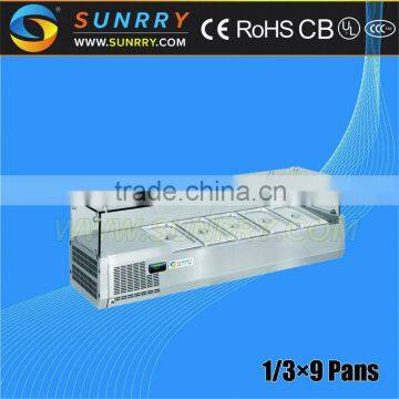 Pizza Preparation Table Salad Bar Restaurant Equipment (SY-RST9GN SUNRRY)