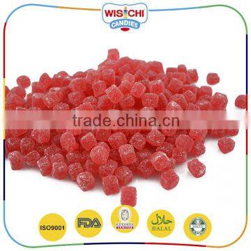 High quality bulk confectionery sour sugar coated gummy candy