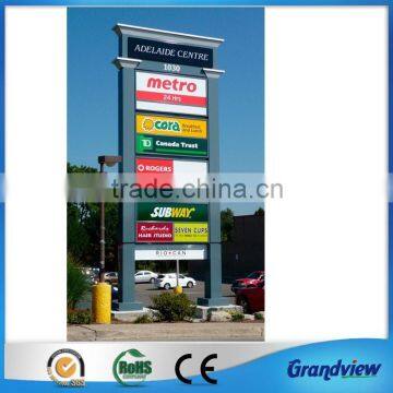 Outdoor standing advertising pylon sign