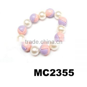 custom girls big pearl bead bracelets wholesale