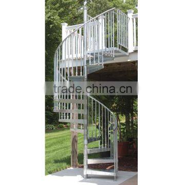 Indoor or Outdoot Metal Spiral Stairs or Hot Galvanizated Steel Spiral Staircase photo-2