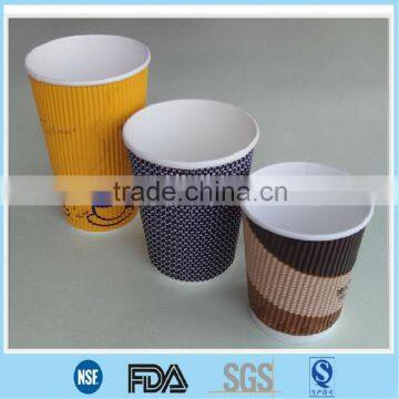 Tripple Wall Paper Cup With Lids,disposable hot coffee paper cup