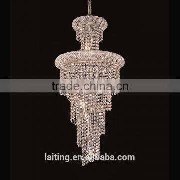 Residential Crystal Chandelier LED Interior Stair Lights