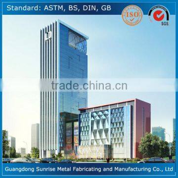 pre engineering galvanized architectural decorative metal screen for curtain wall